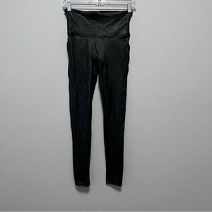 Spanx Black Shimmer Leggings Size M